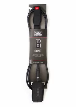 Ocean And Earth Diamond Flex Comp Moulded Surf Leash - 6ft