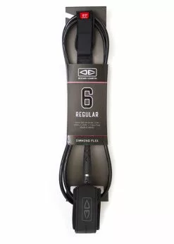 Ocean And Earth Diamond Flex Regular Moulded Surf Leash - 6ft