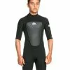 Quiksilver Boys 2/2mm Prologue Back Zip Short Sleeve Spring Suit
