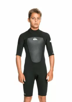 Quiksilver Boys 2/2mm Prologue Back Zip Short Sleeve Spring Suit