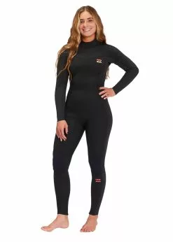 Billabong Womens Synergy 3/2mm Back Zip Steamer Wetsuit
