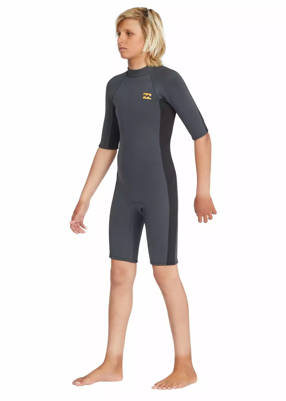 Billabong Boys Absolute 2/2mm Back Zip Short Sleeve Spring Suit 3 Billabong Boys Absolute 2/2mm Back Zip Short Sleeve Spring Suit