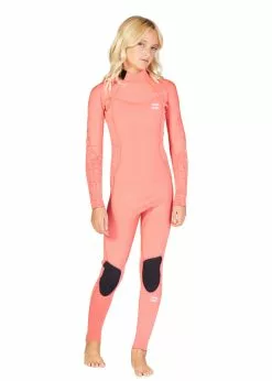 Billabong Girls Synergy 3/2mm Back Zip Steamer Wetsuit
