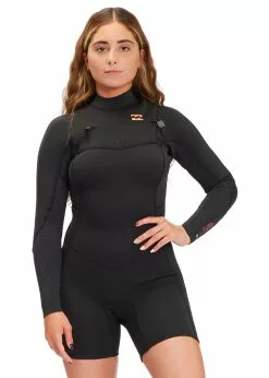 Billabong Womens Synergy 2/2mm Chest Zip Long Sleeve Spring Suit