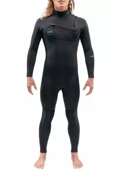 Dakine Mens Mission 3/2mm Chest Zip Steamer Wetsuit