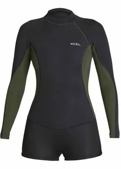 Xcel Womens Axis 2mm Long Sleeve Back Zip Spring Suit