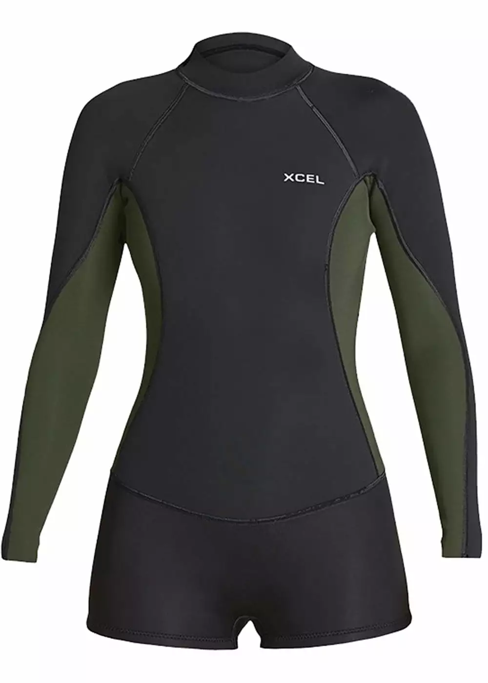 Xcel Womens Axis 2mm Long Sleeve Back Zip Spring Suit 3 Xcel Womens Axis 2mm Long Sleeve Back Zip Spring Suit