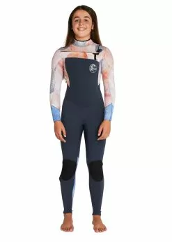 ONeill O'Neill Girls Bahia Chest Zip Steamer Wetsuit 3/2mm
