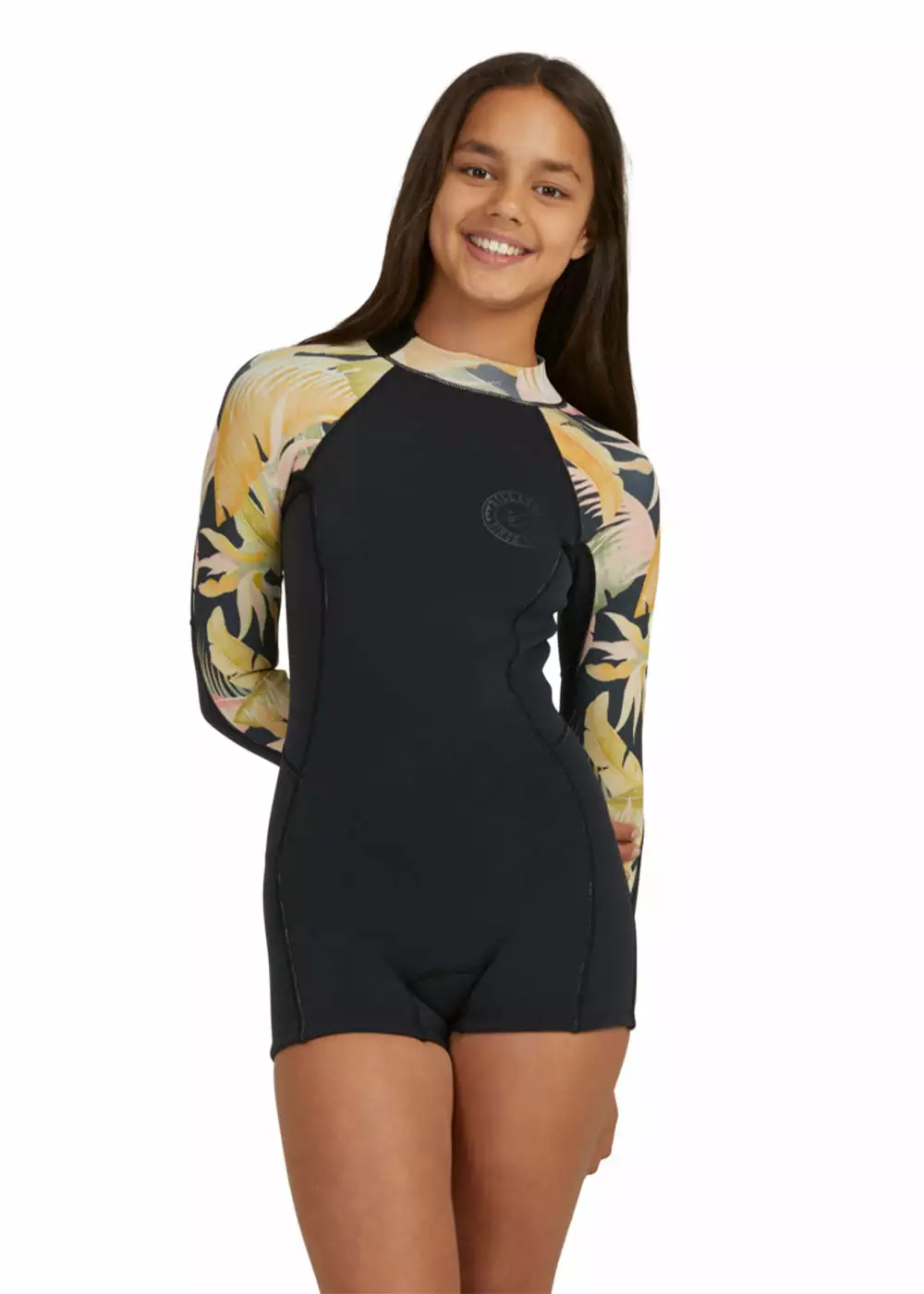 Billabong Girls Spring Fever 2/2mm Back Zip Long Sleeve Spring Suit 4 Billabong Girls Spring Fever 2/2mm Back Zip Long Sleeve Spring Suit - Image 2