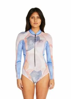 ONeill O'Neill Womens Bahia Front Zip Long Sleeve Cheeky Spring Suit 2mm