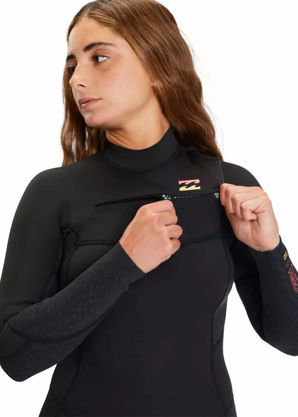 Billabong Womens Synergy 2/2mm Chest Zip Long Sleeve Spring Suit 6 Billabong Womens Synergy 2/2mm Chest Zip Long Sleeve Spring Suit - Image 4