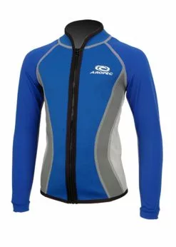 Aropec Youth 1.5mm Zip Thru Neo/Lycra Jacket
