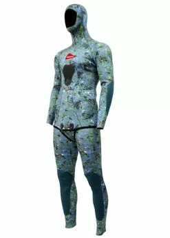 Ocean Hunter Cell 3.5mm 2 Piece Wetsuit -Wetsuit Shop WEOHCCL Chameleon Cell Front 3