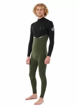Rip Curl Mens E Bomb 3/2mm Zipperless Steamer Wetsuit