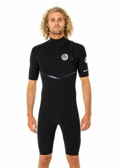 Rip Curl Mens E Bomb Zipperless 2/2mm Short Sleeve Spring Suit -Wetsuit Shop WSP3AE 0090 3