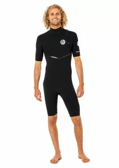Rip Curl Mens E Bomb Zipperless 2/2mm Short Sleeve Spring Suit -Wetsuit Shop WSP3AE 0090 4