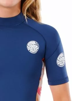 Rip Curl Girls Dawn Patrol 2/2mm Short Sleeve Spring Suit -Wetsuit Shop WSP8BJ 0020 5