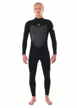 Rip Curl Mens Flashbomb 4/3mm Back Zip GBS Steamer Wetsuit