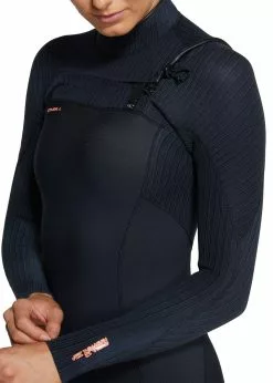 ONeill O'Neill Womens Hyperfreak Chest Zip Long Sleeve Spring Suit 2mm -Wetsuit Shop Womens Womens Hyperfreak 2mm Long Sleeve Springsuit Wetsuit Black 61202OA A00 02 2