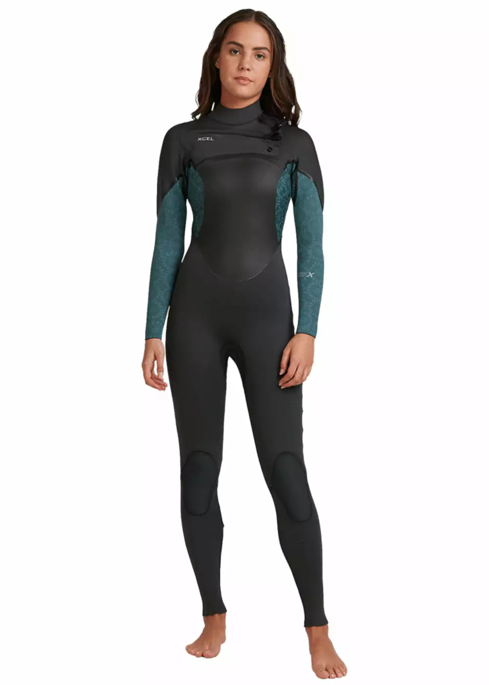 Xcel Womens Axis-X 3/2mm Chest Zip Steamer Wetsuit 3 Xcel Womens Axis-X 3/2mm Chest Zip Steamer Wetsuit