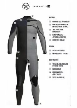 Xcel Mens Phoenix 3/2mm Chest Zip Steamer -Wetsuit Shop Xcel Men s Phoenix3 1