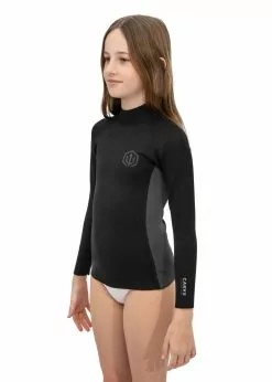 Adreno Youth Carve 1.5mm Long Sleeve Wetsuit Top -Wetsuit Shop Y301 CAR 1.5 BKGY 8