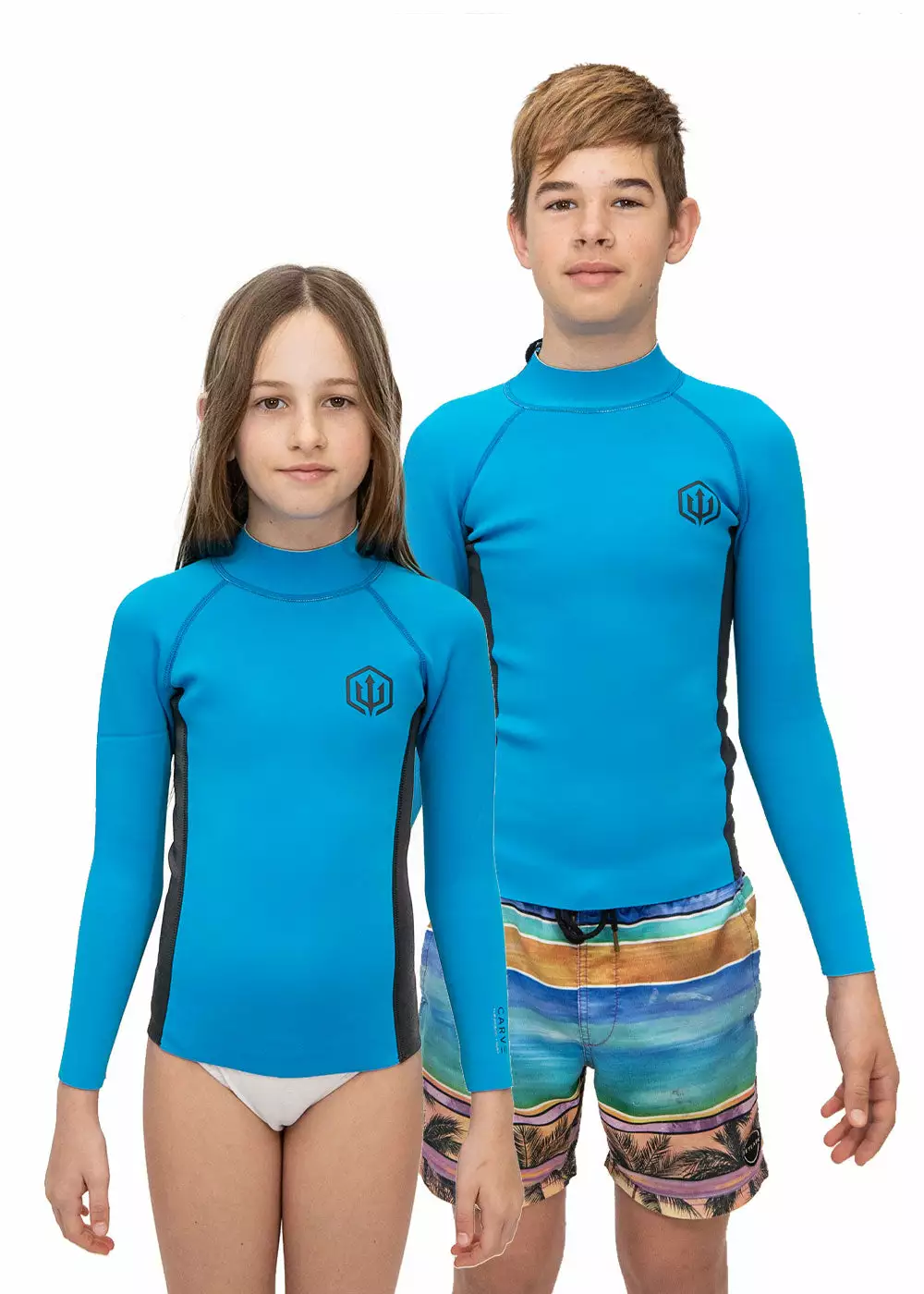 Adreno Youth Carve 1.5mm Long Sleeve Wetsuit Top 3 Adreno Youth Carve 1.5mm Long Sleeve Wetsuit Top