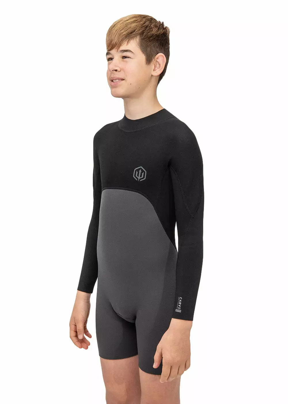 Adreno Youth Carve 3/2mm Back Zip Spring Suit 10 Adreno Youth Carve 3/2mm Back Zip Spring Suit - Image 8