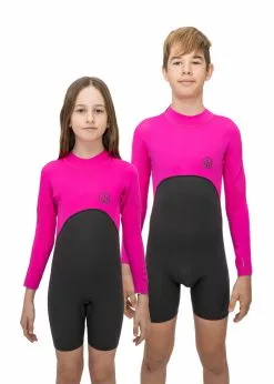 Adreno Youth Carve 3/2mm Back Zip Spring Suit