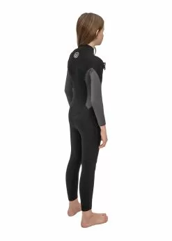 Adreno Youth Carve 3/2mm Chest Zip Steamer Wetsuit -Wetsuit Shop Y302 CAR 32 GYBK 11
