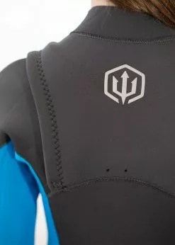 Adreno Youth Carve 3/2mm Chest Zip Steamer Wetsuit -Wetsuit Shop Y302 CAR 32 GYBL 3