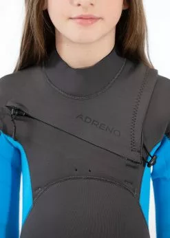 Adreno Youth Carve 3/2mm Chest Zip Steamer Wetsuit -Wetsuit Shop Y302 CAR 32 GYBL 4