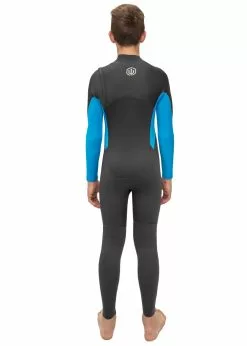 Adreno Youth Carve 3/2mm Chest Zip Steamer Wetsuit -Wetsuit Shop Y302 CAR 32 GYBL 8