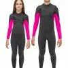 Adreno Youth Carve 3/2mm Chest Zip Steamer Wetsuit -Wetsuit Shop Y302 CAR 32 GYPK 1