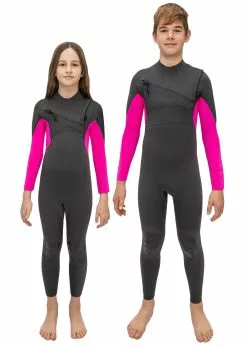 Adreno Youth Carve 3/2mm Chest Zip Steamer Wetsuit
