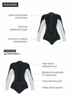 Enth Degree Womens Assana Long Sleeve Thermal Springsuit -Wetsuit Shop assana tech