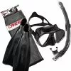 CRESSI Pro Star Mask/Snorkel/Fin Set -Wetsuit Shop cressiprostarpack
