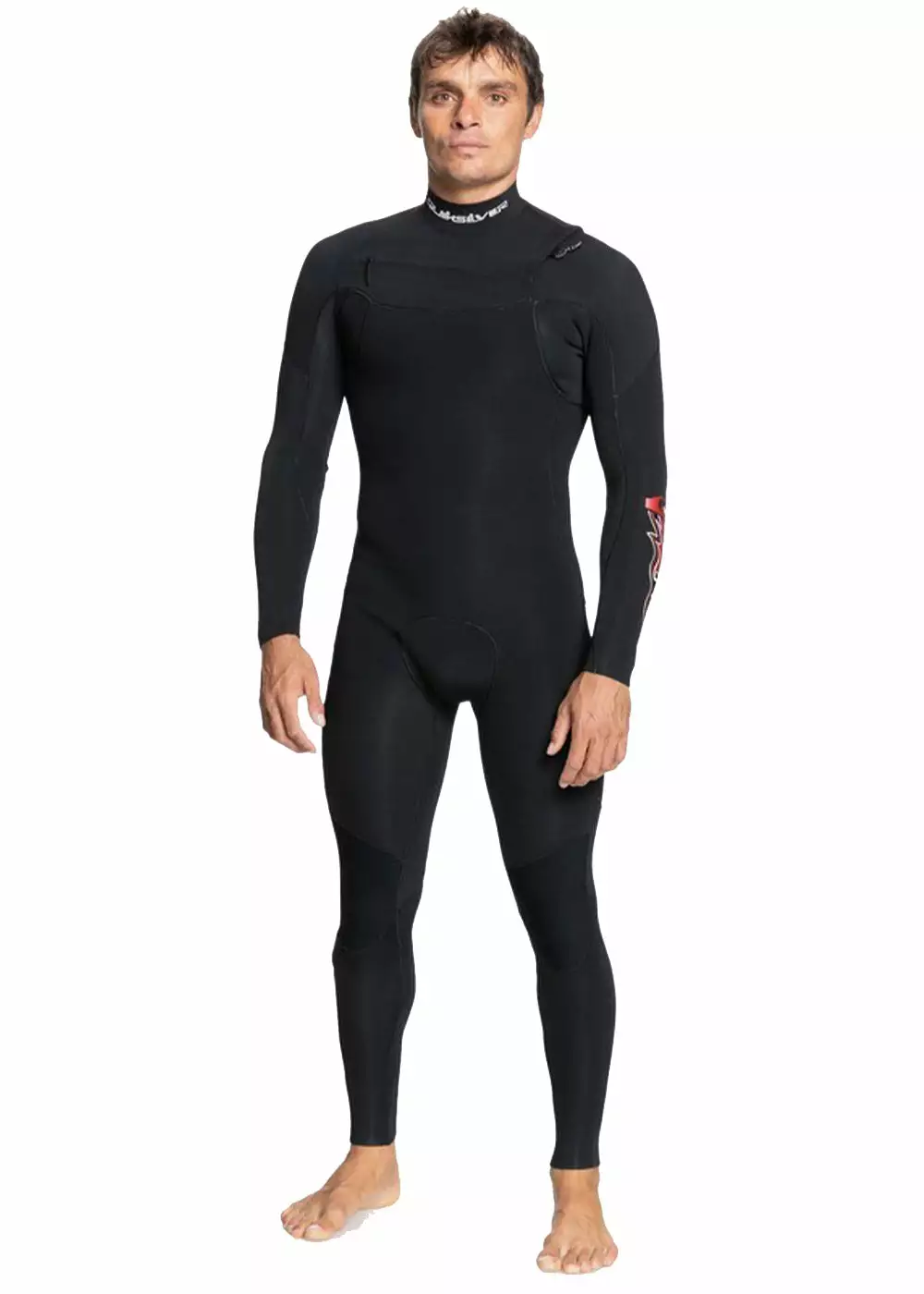 Quiksilver Mens 3/2mm Capsule Sessions Chest Zip Steamer Wetsuit 3 Quiksilver Mens 3/2mm Capsule Sessions Chest Zip Steamer Wetsuit