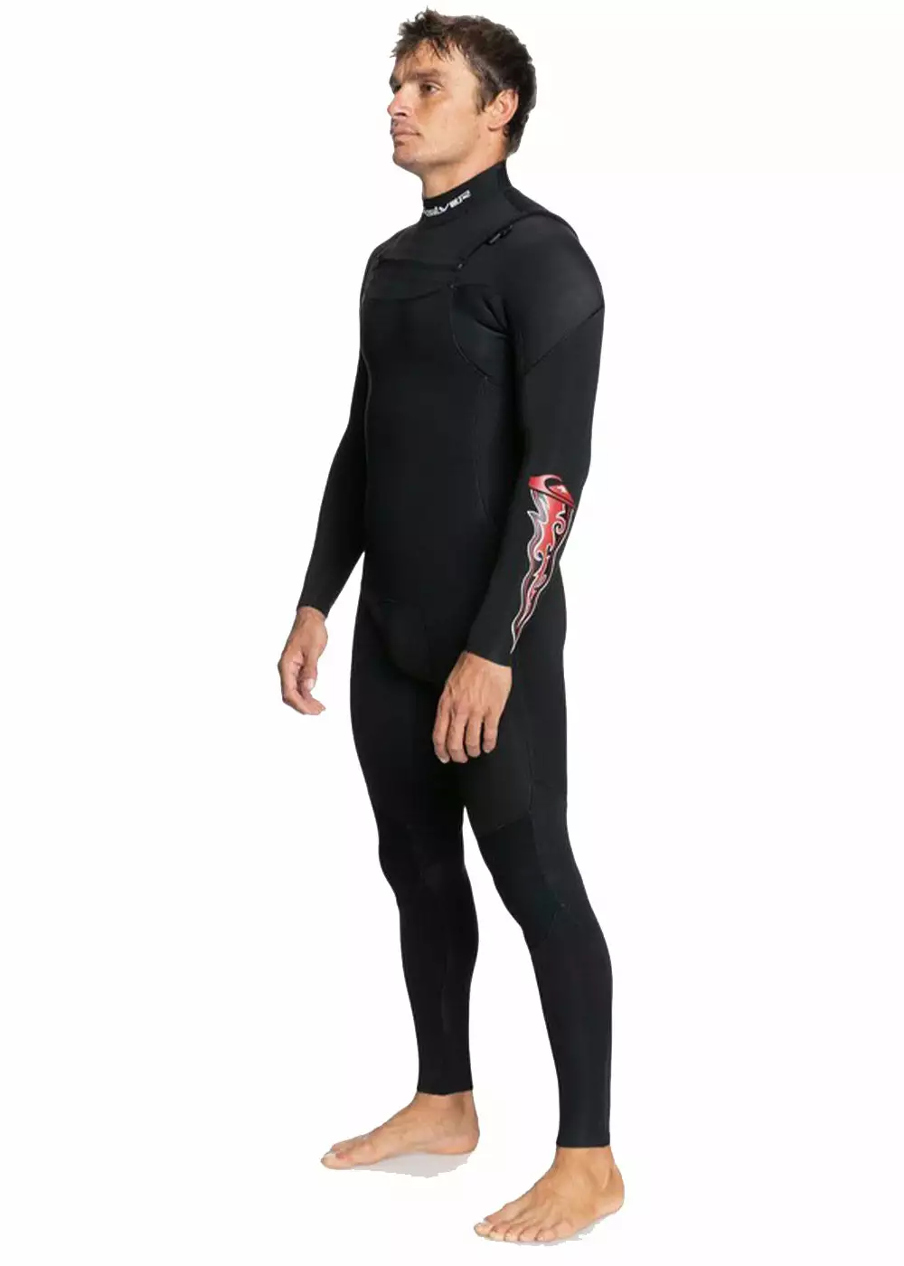 Quiksilver Mens 3/2mm Capsule Sessions Chest Zip Steamer Wetsuit 4 Quiksilver Mens 3/2mm Capsule Sessions Chest Zip Steamer Wetsuit - Image 2