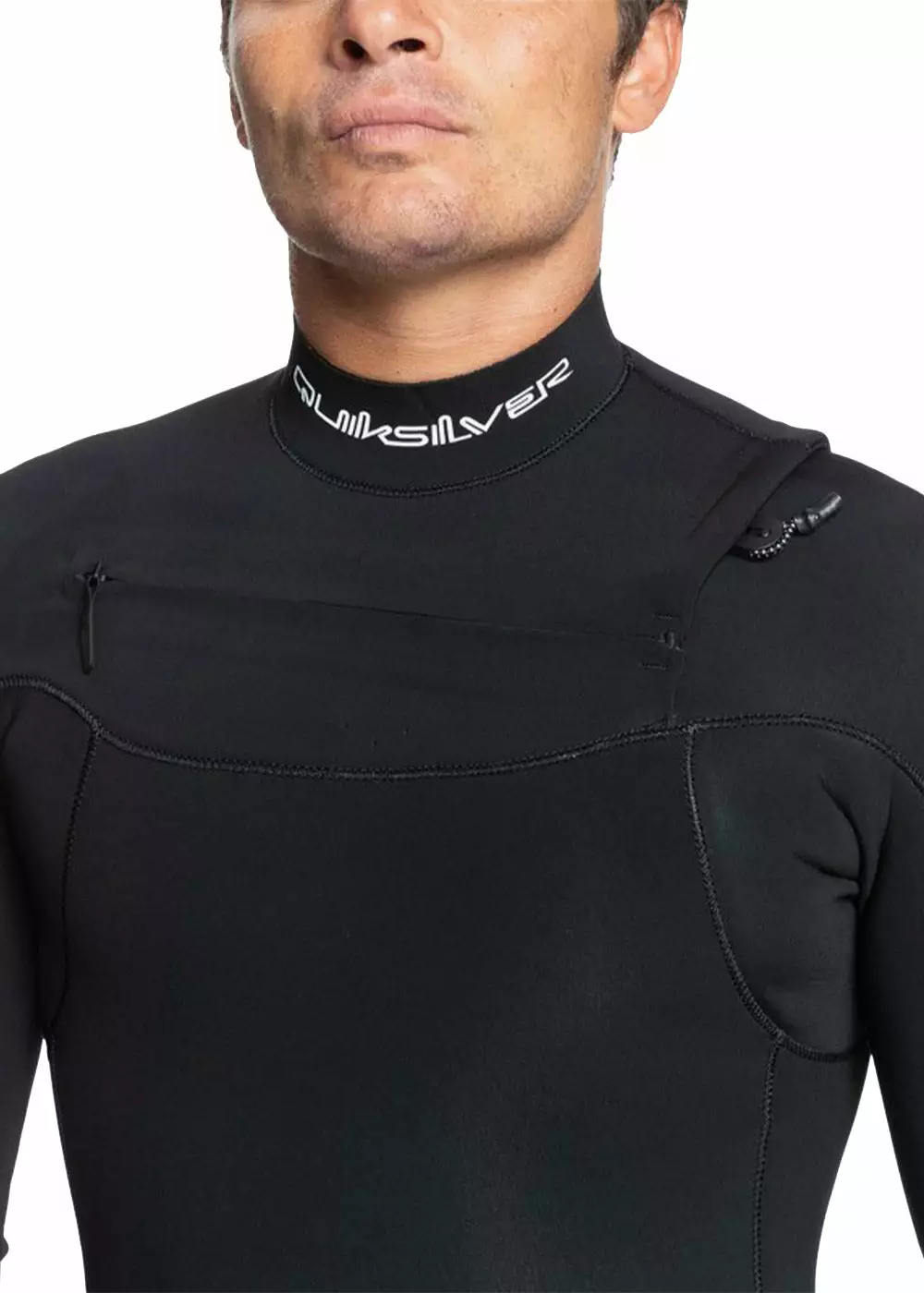 Quiksilver Mens 3/2mm Capsule Sessions Chest Zip Steamer Wetsuit 7 Quiksilver Mens 3/2mm Capsule Sessions Chest Zip Steamer Wetsuit - Image 5
