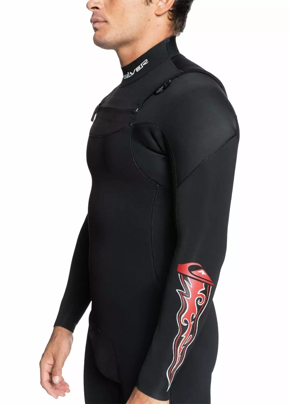 Quiksilver Mens 3/2mm Capsule Sessions Chest Zip Steamer Wetsuit 8 Quiksilver Mens 3/2mm Capsule Sessions Chest Zip Steamer Wetsuit - Image 6