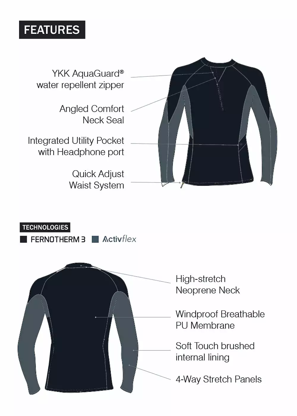 Enth Degree Mens Fiord Long Sleeve Thermal Top 6 Enth Degree Mens Fiord Long Sleeve Thermal Top - Image 4