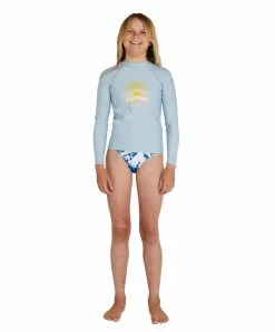 ONeill O'Neill Girls Basic Skins Long Sleeve Crew Rash Guard