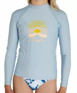 ONeill O'Neill Girls Basic Skins Long Sleeve Crew Rash Guard -Wetsuit Shop girls basic skins long sleeve rash vest kentucky blue 3346goa ktb 04 1024x1024 ae2b709f 0b08 4471 8948 e8613e269e35