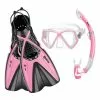 Mares Junior Snorkelling Set Pirate X-One Pink -Wetsuit Shop maresset