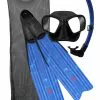 Ocean Hunter Pelagic Mask, Snorkel & Fin Set -Wetsuit Shop ocean hunter pelagic sfm blu 1