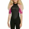 ONeill O'Neill Girls Reactor II Back Zip Spring Suit 2mm -Wetsuit Shop oneill