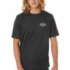 Rip Curl Mens Fader Short Sleeve Surflite Rash Guard -Wetsuit Shop rip curl mens fader shortsleeve 1