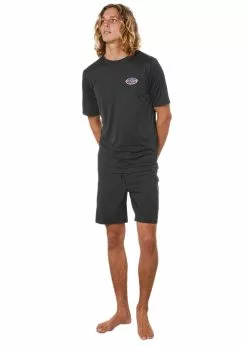 Rip Curl Mens Fader Short Sleeve Surflite Rash Guard -Wetsuit Shop rip curl mens fader shortsleeve 5