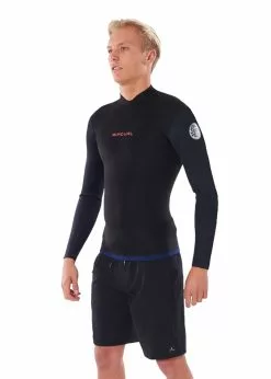 Rip Curl Mens Revo 1.5mm Long Sleeve Neoprene Top -Wetsuit Shop rip curl mens revo 1 5mm l s neoprene top 2